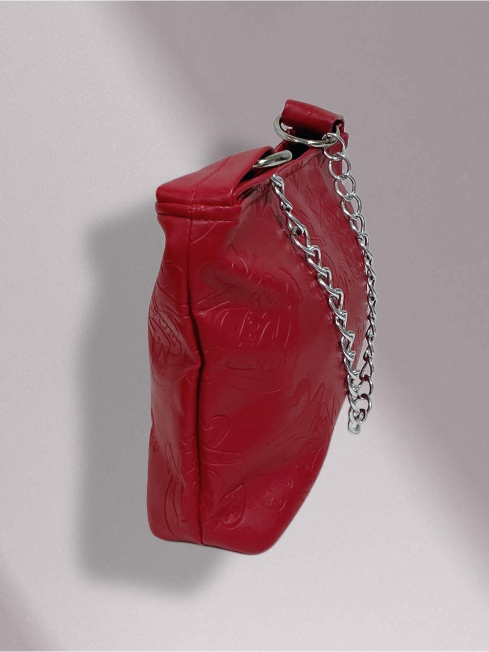 LUX DE VILLE Red True Love Embossed House of Blues Collab Purse - Picture 3 of 13